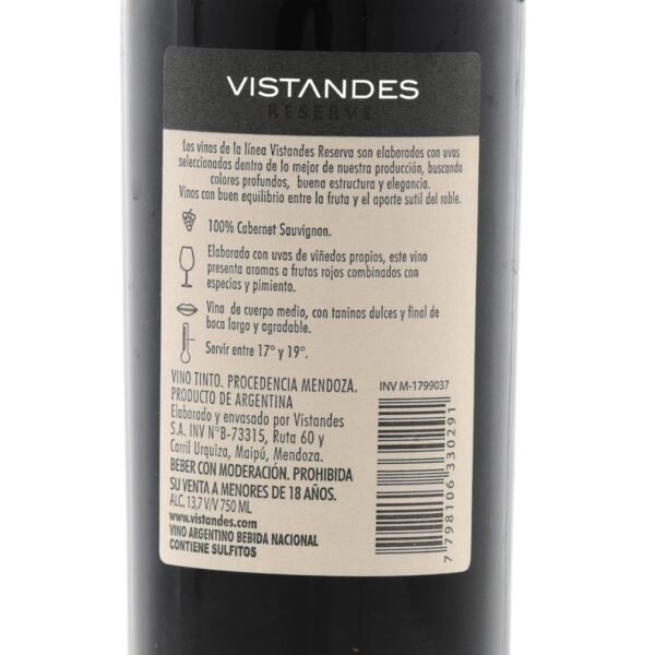 VISTANDES Cabernet Sauvignon 2019