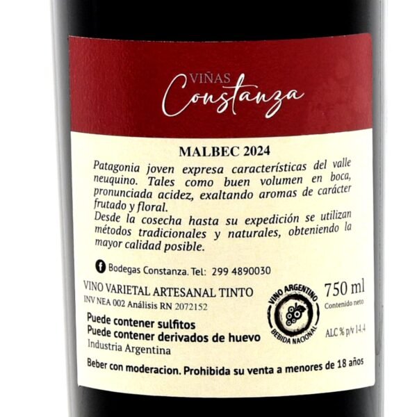 VIÑAS CONSTANZA MALBEC