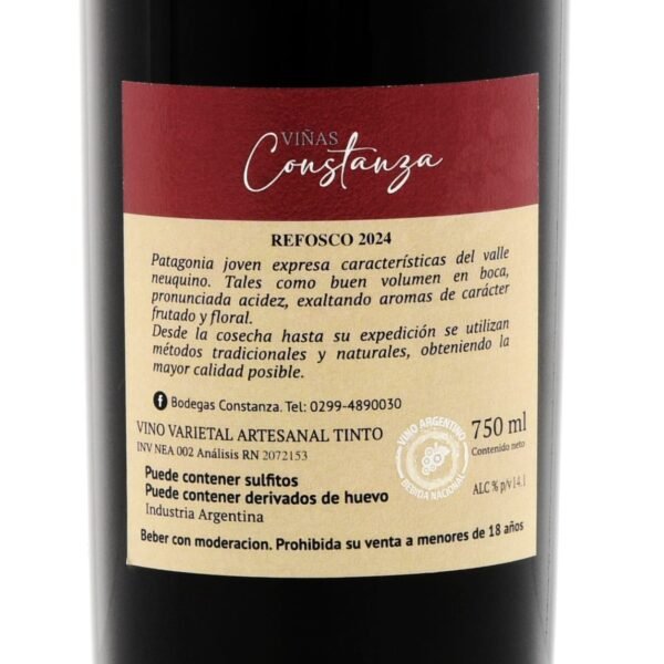 VIÑAS CONSTANZA REFOSCO
