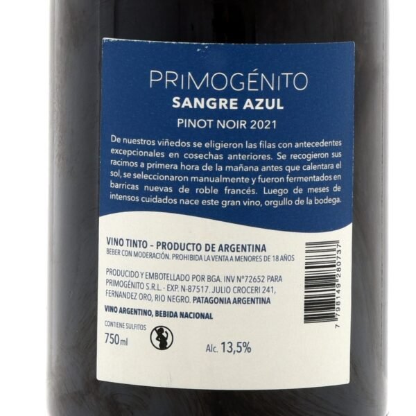 PRIMOGENITO SANGRE AZUL PINOT NOIR