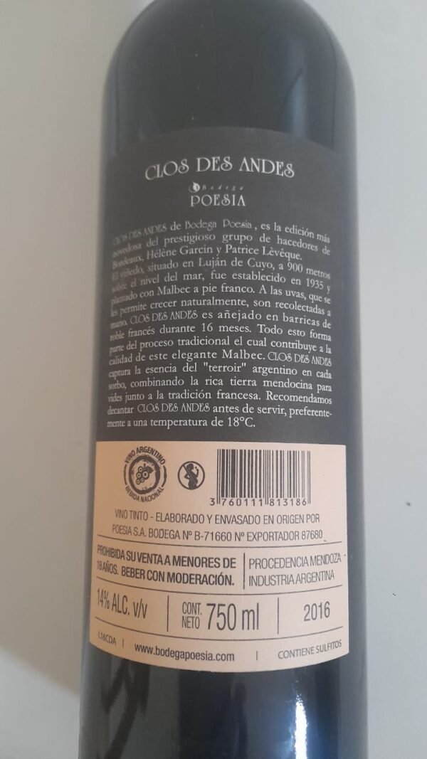 CLOS DES ANDES